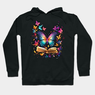 Butterfly Reads Book Hoodie